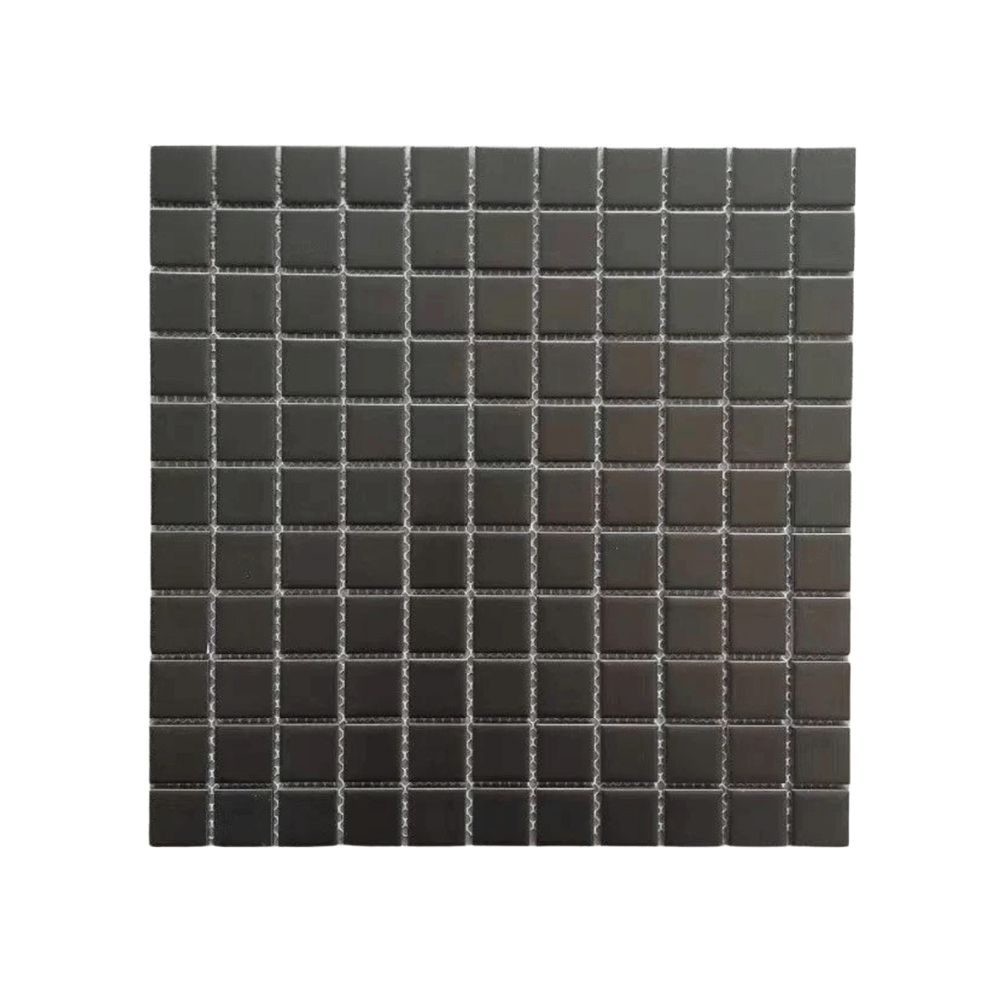 โมเสค TIMELESS TILES รุ่น CLASSIC SQUARE 25 ขนาด 30X30 ซม. สีเทา ผิวด้าน MATTE BLACK โมเสคเซรามิกทรงสี่เหลี่ยมจัตุรัส_0